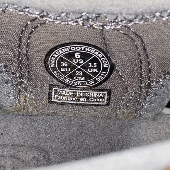 KEEN Venice Sport Waterproof Hiking Gorp Sandals 003989 size 6 grey/brown/blue - Picture 8 of 9